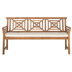Safavieh Del Mar 3 Seat Bench , PAT6737 - Natural/Beige