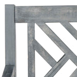 Safavieh Bradbury 3 Seat Bench , PAT6738 - Ash Grey/Beige