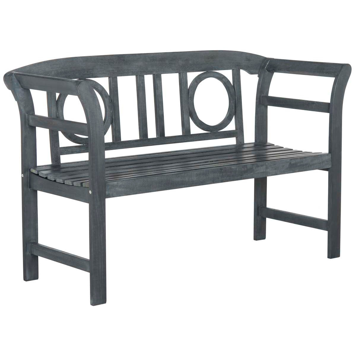 Safavieh Moorpark 2 Seat Bench , PAT6743 - Ash Grey