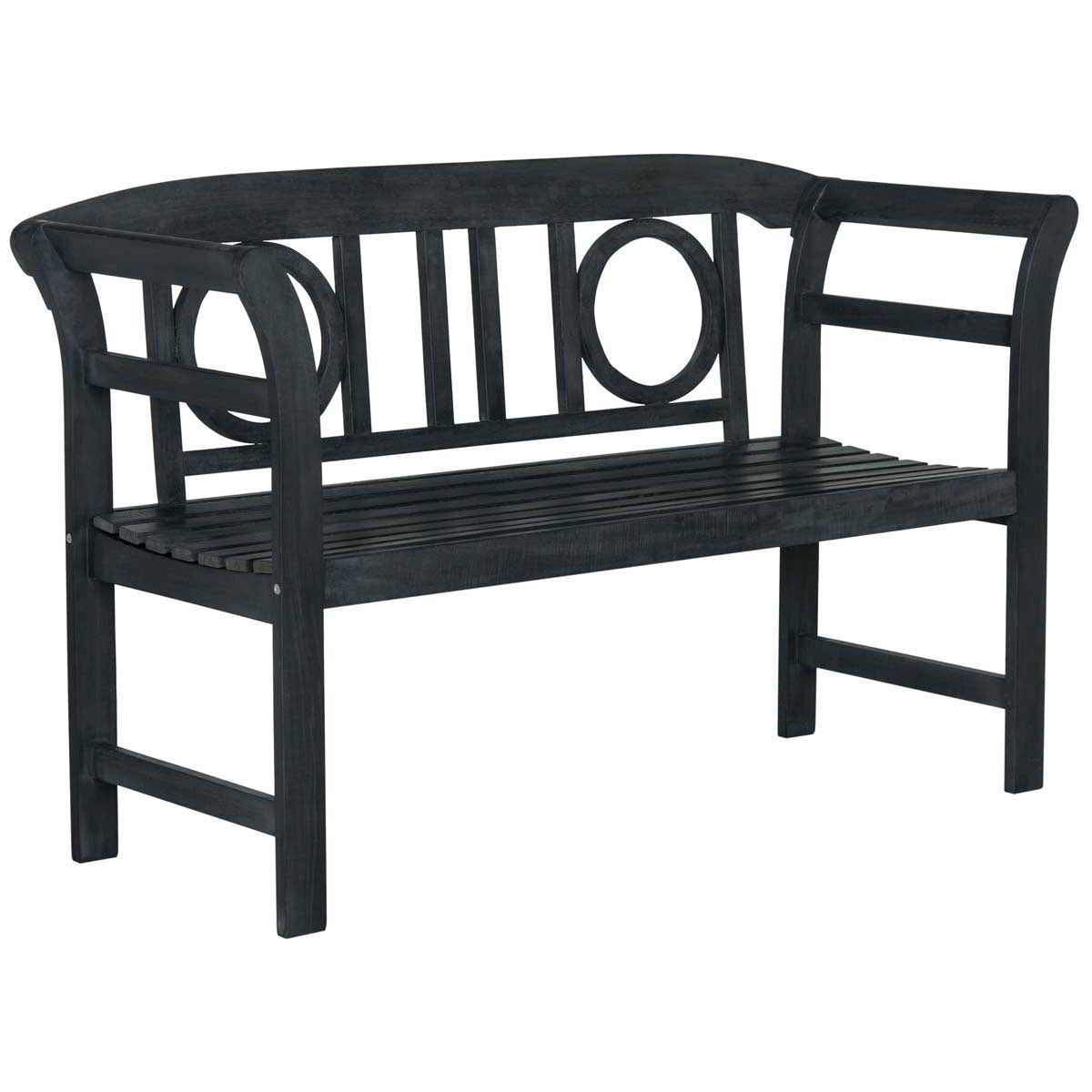 Safavieh Moorpark 2 Seat Bench , PAT6743 - Dark Slate Grey