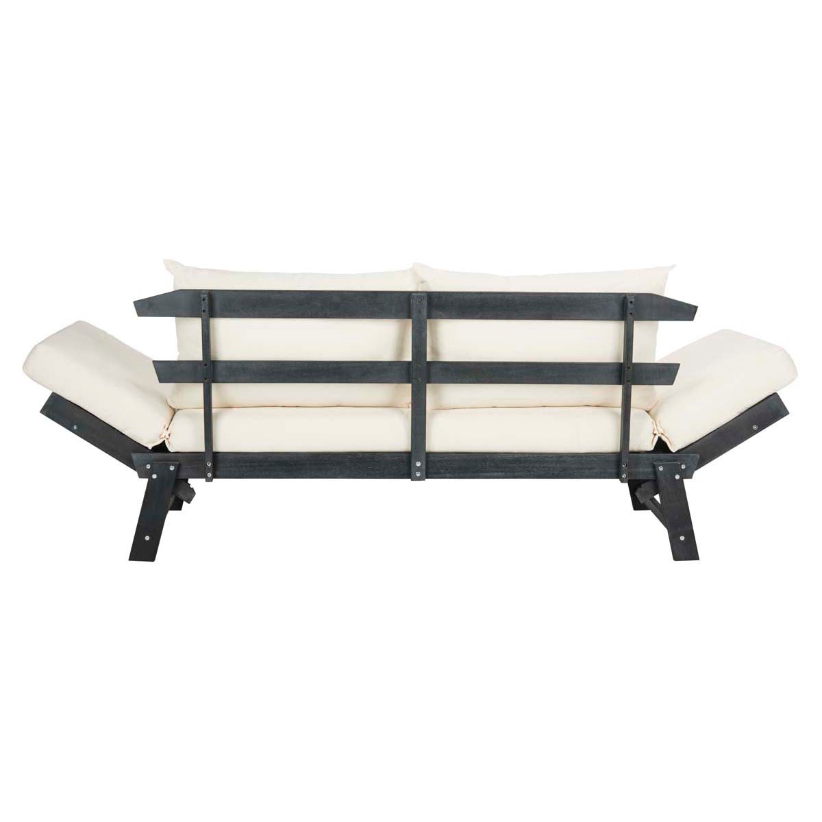 Safavieh Tandra Modern Contemporary Daybed , PAT6745 - Dark Slate Grey/Beige