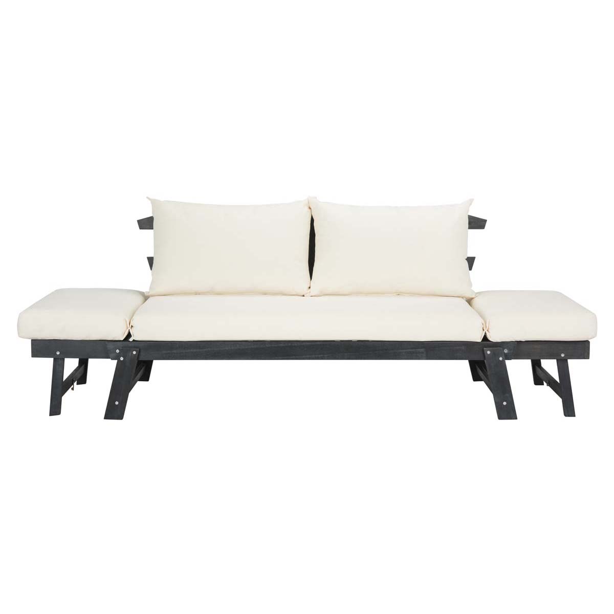 Safavieh Tandra Modern Contemporary Daybed , PAT6745 - Dark Slate Grey/Beige