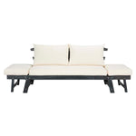 Safavieh Tandra Modern Contemporary Daybed , PAT6745 - Dark Slate Grey/Beige