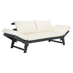 Safavieh Tandra Modern Contemporary Daybed , PAT6745 - Dark Slate Grey/Beige
