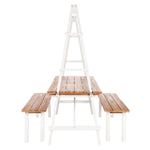 Safavieh Willamy 3 Pc Dining Set , PAT6761 - Natural/White