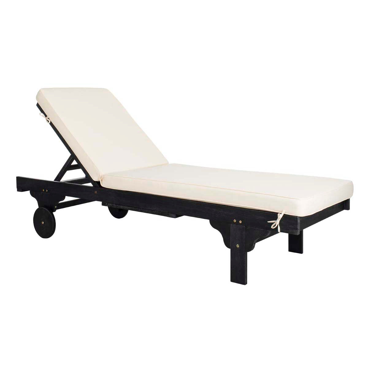Safavieh Newport Chaise Lounge Chair With Side Table , PAT7022