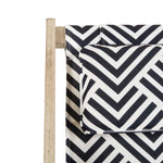 Safavieh Rive Foldable Sling Chair , PAT7039 - White Wash/Navy