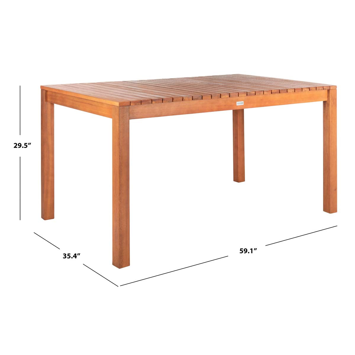 Safavieh Dores Dining Table , PAT7061 - Natural