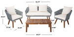 Safavieh Velso 4 Pc Living Set , PAT7072