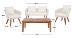 Safavieh Velso 4 Pc Living Set , PAT7072