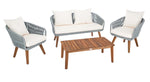 Safavieh Prester 4Pc Living Set , PAT7073
