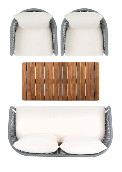 Safavieh Prester 4Pc Living Set , PAT7073