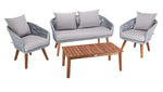 Safavieh Prester 4Pc Living Set , PAT7073