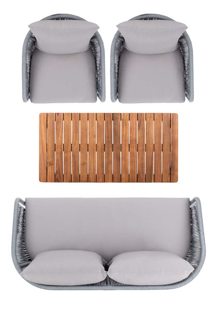 Safavieh Prester 4Pc Living Set , PAT7073