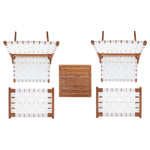 Natural Wood/White Rope - Natural Wood/White Rope