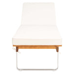 Safavieh Nuca Sunlounger , PAT7084 - Natural / White