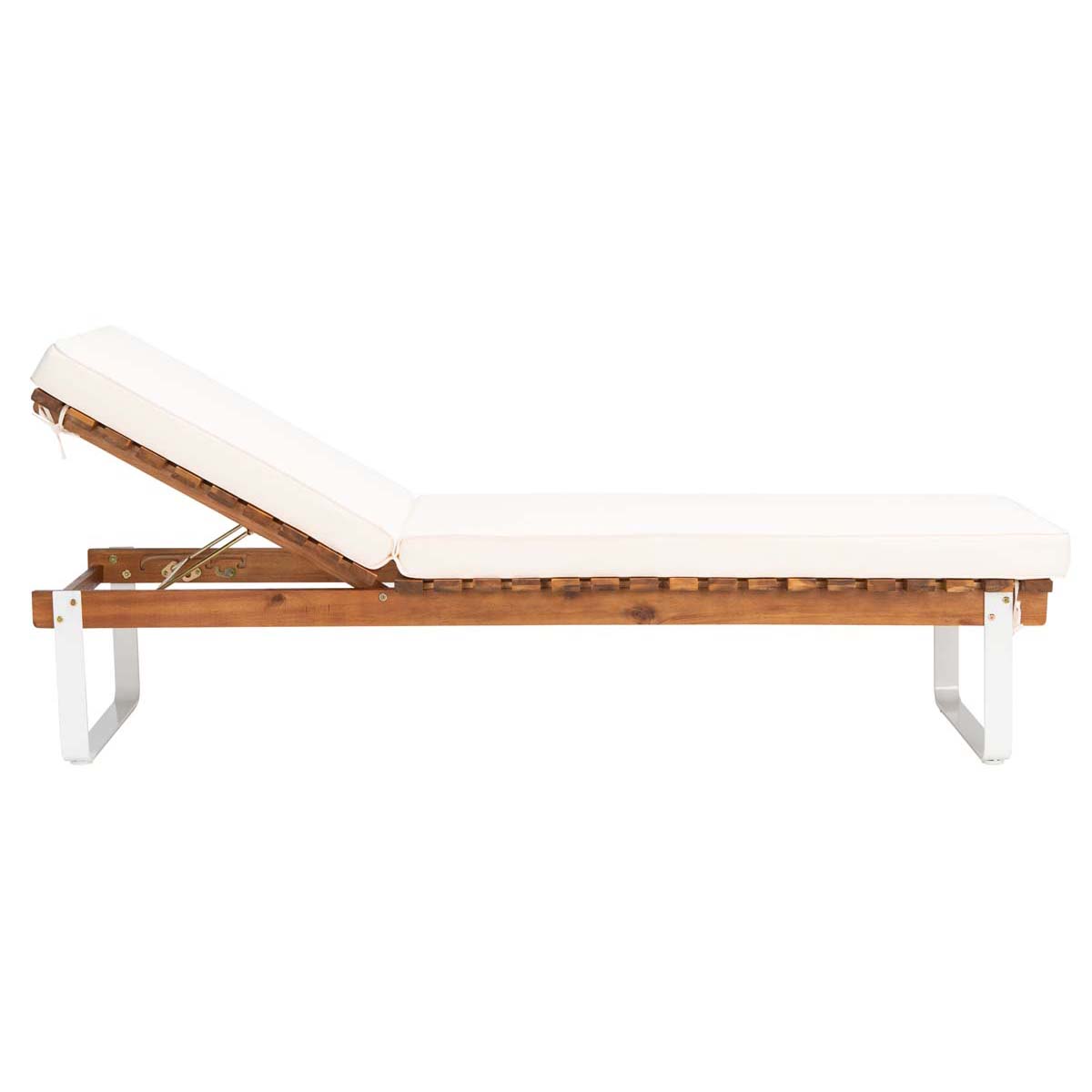 Safavieh Nuca Sunlounger , PAT7084 - Natural / White
