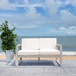 Safavieh Emiko Outdoor Bench , PAT7302 - Grey / Beige
