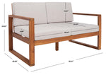 Safavieh Emiko Outdoor Bench , PAT7302 - Natural / Light Grey