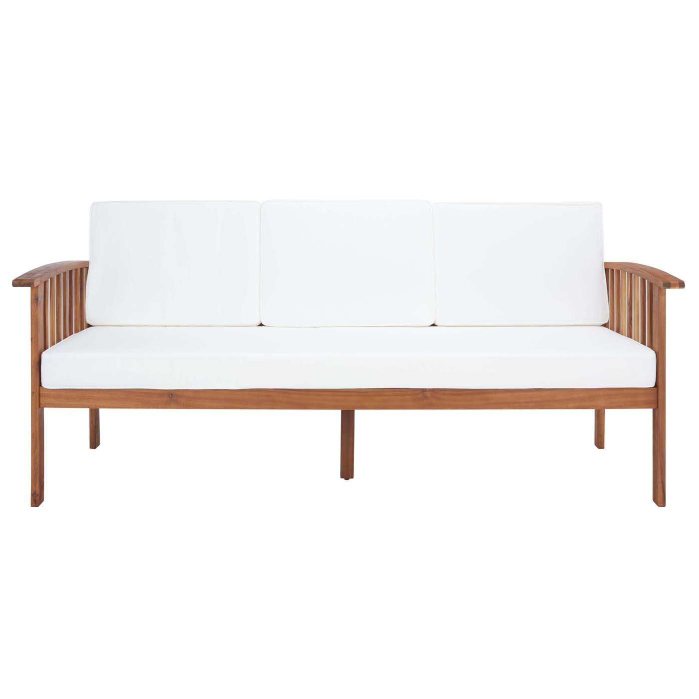 Safavieh Finnick Outdoor Bench , PAT7303 - Natural / Beige
