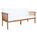 Safavieh Finnick Outdoor Bench , PAT7303 - Natural / Beige