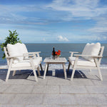 Safavieh Castalia 4 Piece Outdoor Living Set , PAT7305 - Grey / Beige