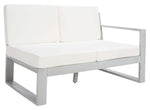 Grey Wood/Beige Cushion