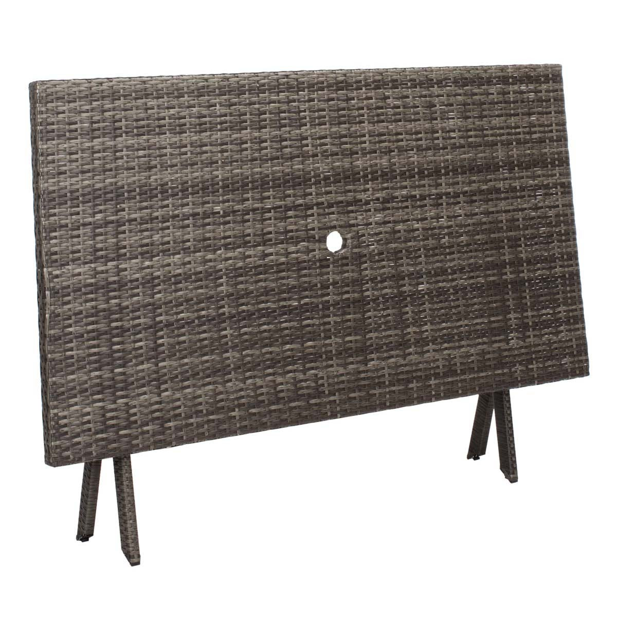 Safavieh Akita Folding Table , PAT7503 - Grey Brown / White