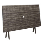 Safavieh Akita Folding Table , PAT7503 - Grey Brown / White