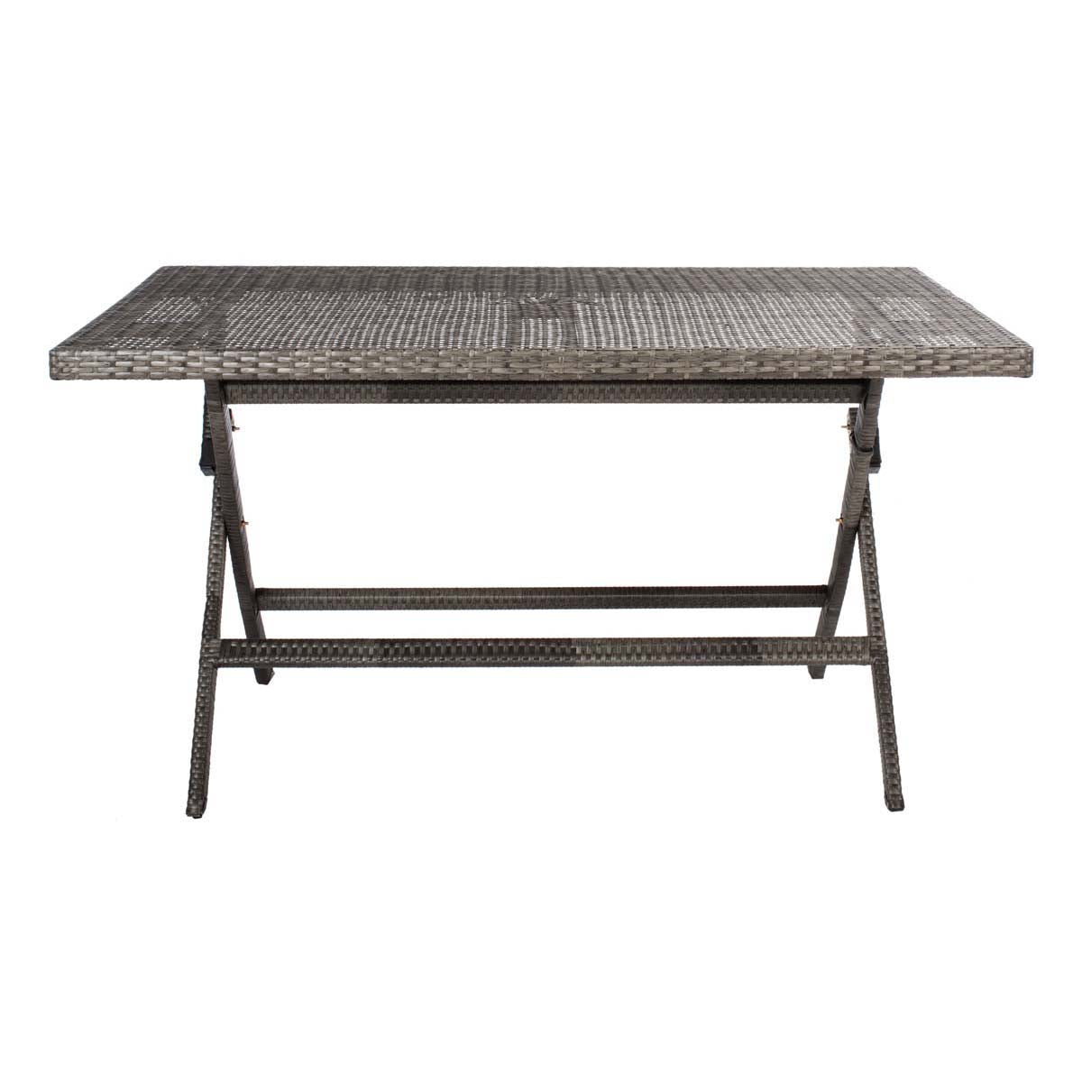 Safavieh Akita Folding Table , PAT7503 - Grey Brown / White