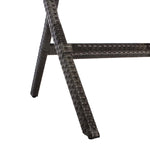Safavieh Akita Folding Table , PAT7503 - Grey Brown / White
