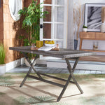 Safavieh Akita Folding Table , PAT7503 - Grey Brown / White