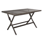 Safavieh Akita Folding Table , PAT7503 - Grey Brown / White