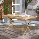 Safavieh Akita Folding Table , PAT7503 - Natural / White
