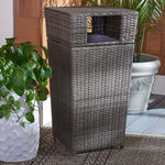 Safavieh Mazeli Trash Bin , PAT7512 - Grey Brown