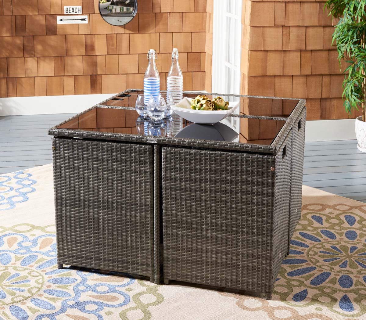 Safavieh Enerson Outdoor Dining Set , PAT7523