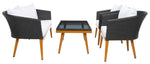 Safavieh Malsor 4Pc Outdoor Living Set , PAT7529