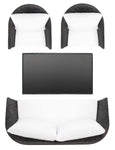 Safavieh Malsor 4Pc Outdoor Living Set , PAT7529