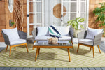 Safavieh Malsor 4Pc Outdoor Living Set , PAT7529