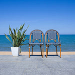 Safavieh California Side Chairs (Set of 2) , PAT7530 - Navy / White