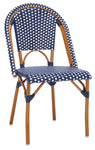 Safavieh California Side Chairs (Set of 2) , PAT7530 - Navy / White