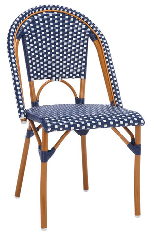 Safavieh California Side Chairs (Set of 2) , PAT7530 - Navy / White