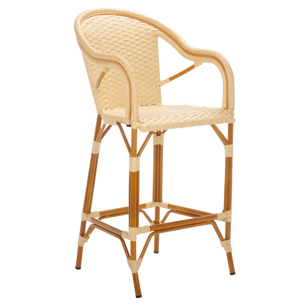 Safavieh California Bar Stool , PAT7535 - Natural