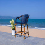 Safavieh California Bar Stool , PAT7535 - Navy