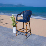 Safavieh California Bar Stool , PAT7535 - Navy