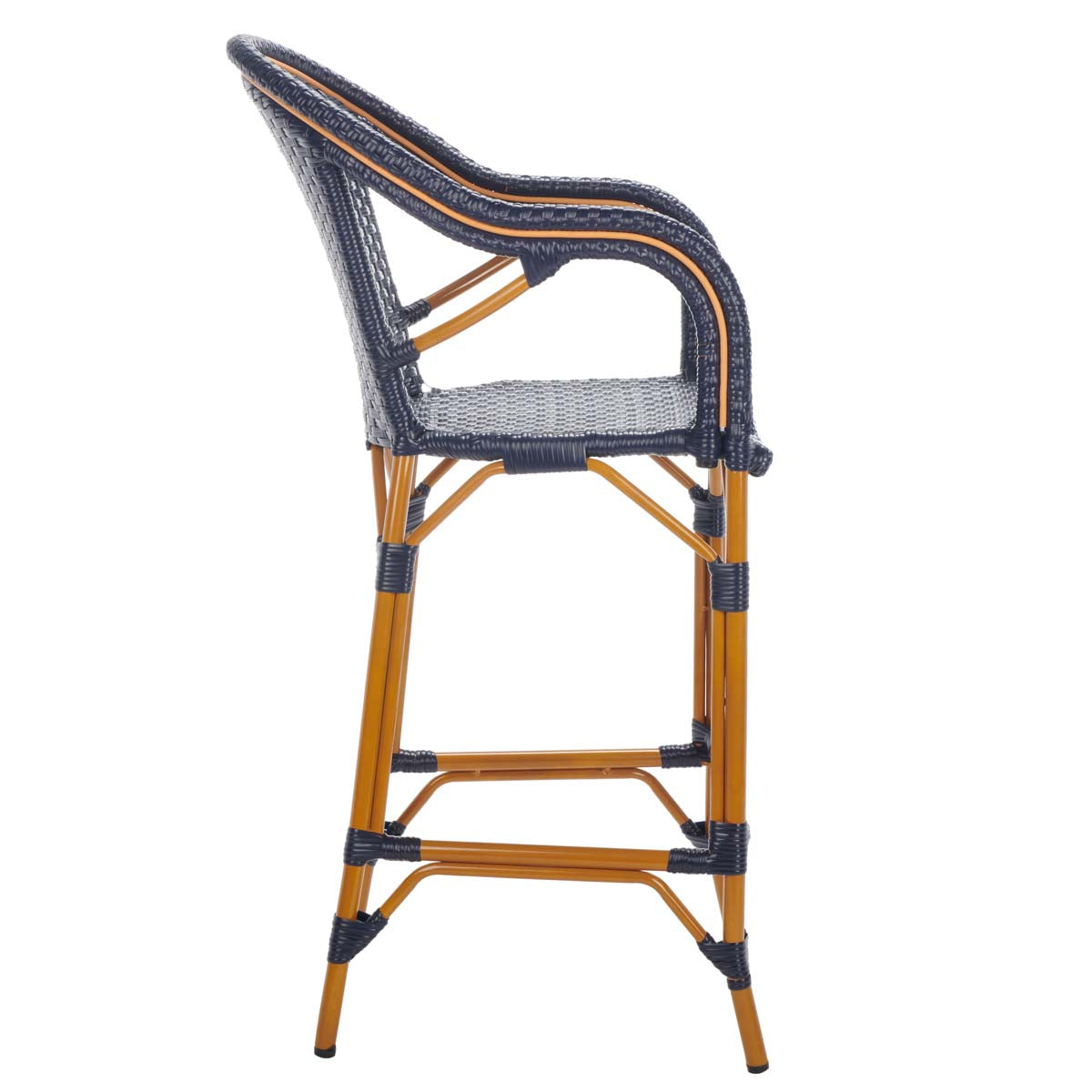 Safavieh California Bar Stool , PAT7535 - Navy