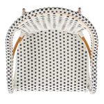 Safavieh California Bar Stool , PAT7535 - White/Navy