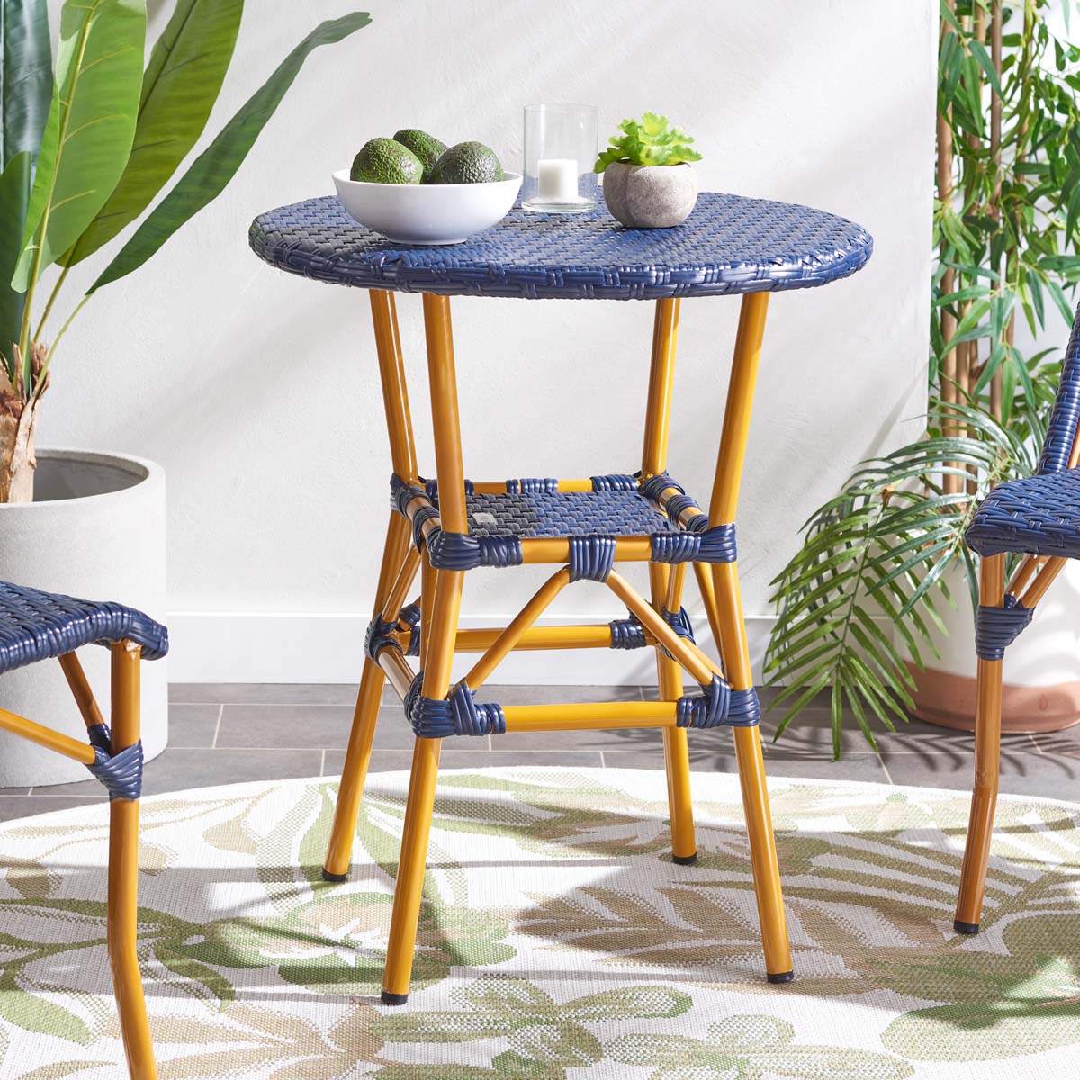 Safavieh California Bistro Table , PAT7536 - Navy
