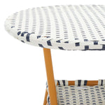 Safavieh California Bistro Table , PAT7536 - White / Navy
