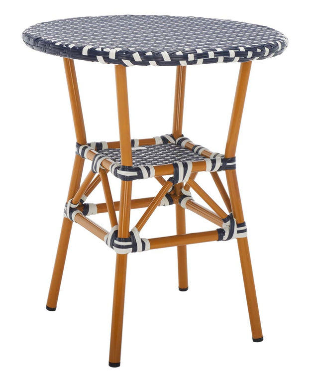 Safavieh California Bistro Table , PAT7536 - Navy / White